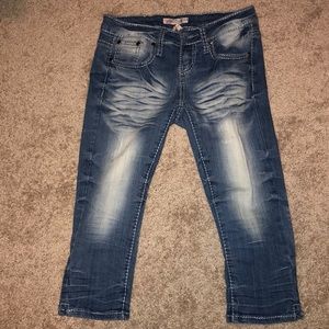 Skinny capris size 1  low raise